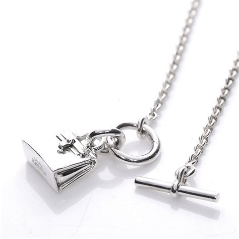 hermes kelly necklace|hermes long silver necklace.